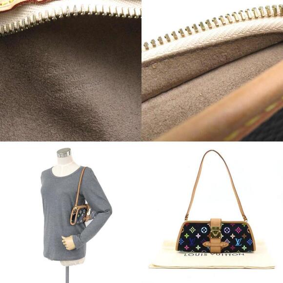 LOUIS VUITTON Black Monogram Clutch Bag - Picture 5 of 5